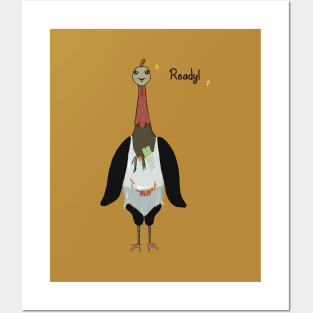 Happy turkey Posters and Art